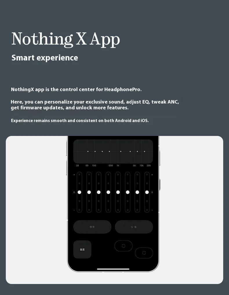 CMF By NOTHING Headphone Pro HIFI Wireless Headsets Bluetooth 40dB Noise Reduction Long Battery Life Gaming Music Headphone Gift