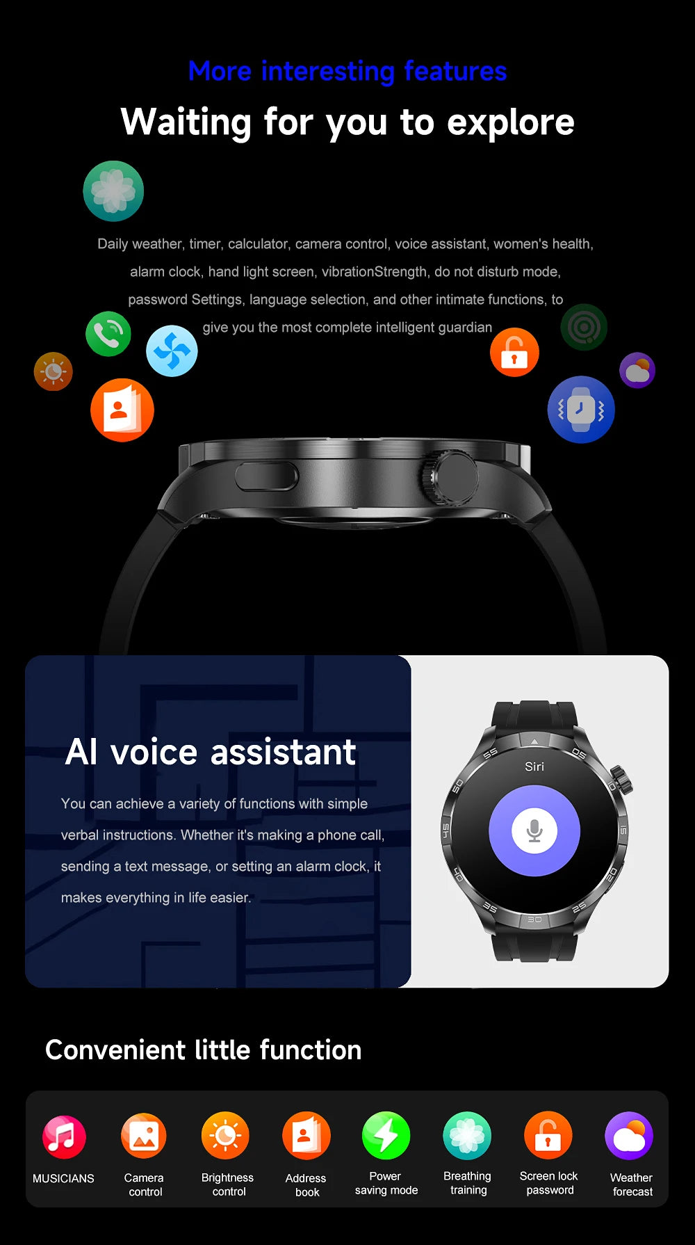 2025 New GT5 Pro GPS Sports Compass SmartWatch Men 1.85" AMOLED HD Screen NFC IP68 Waterproof Bluetooth Call Smartbracelet Woman