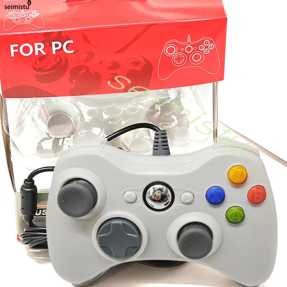 USB Wired Game Controller For PC Xbox360 Console Joypad For Win 7/8/10 PC Joystick Controle Mando Gamepad For Xbox 360