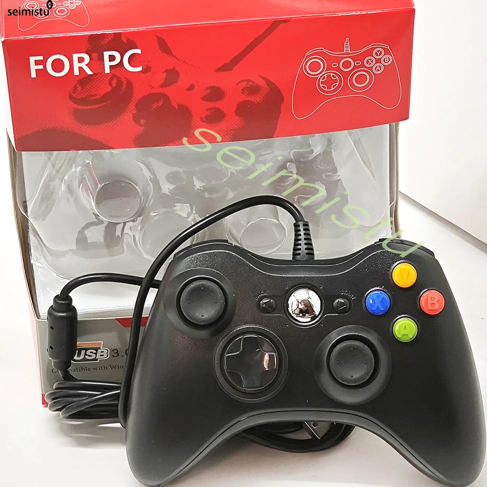 USB Wired Game Controller For PC Xbox360 Console Joypad For Win 7/8/10 PC Joystick Controle Mando Gamepad For Xbox 360