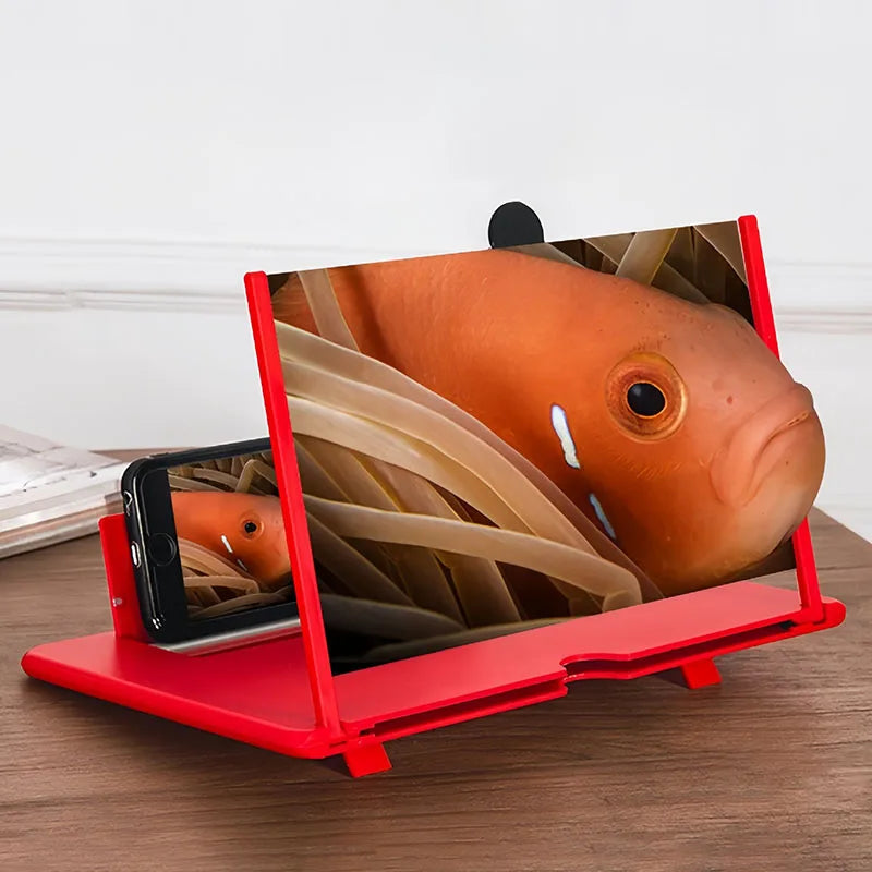 12 Inch Multi Functional HD Mobile Phone Screen Video Magnifier Screen Amplifier For Phone Holder Enlarged Screen Phone Stand