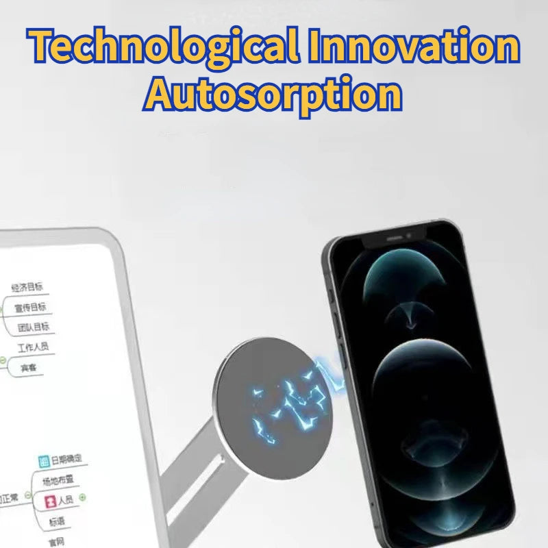 1 PC Magsafe Magnetic Mobile Phone Stand Aluminum Computer Expansion Stand Folds and Reverses Strong Magnetic Phone Accessories