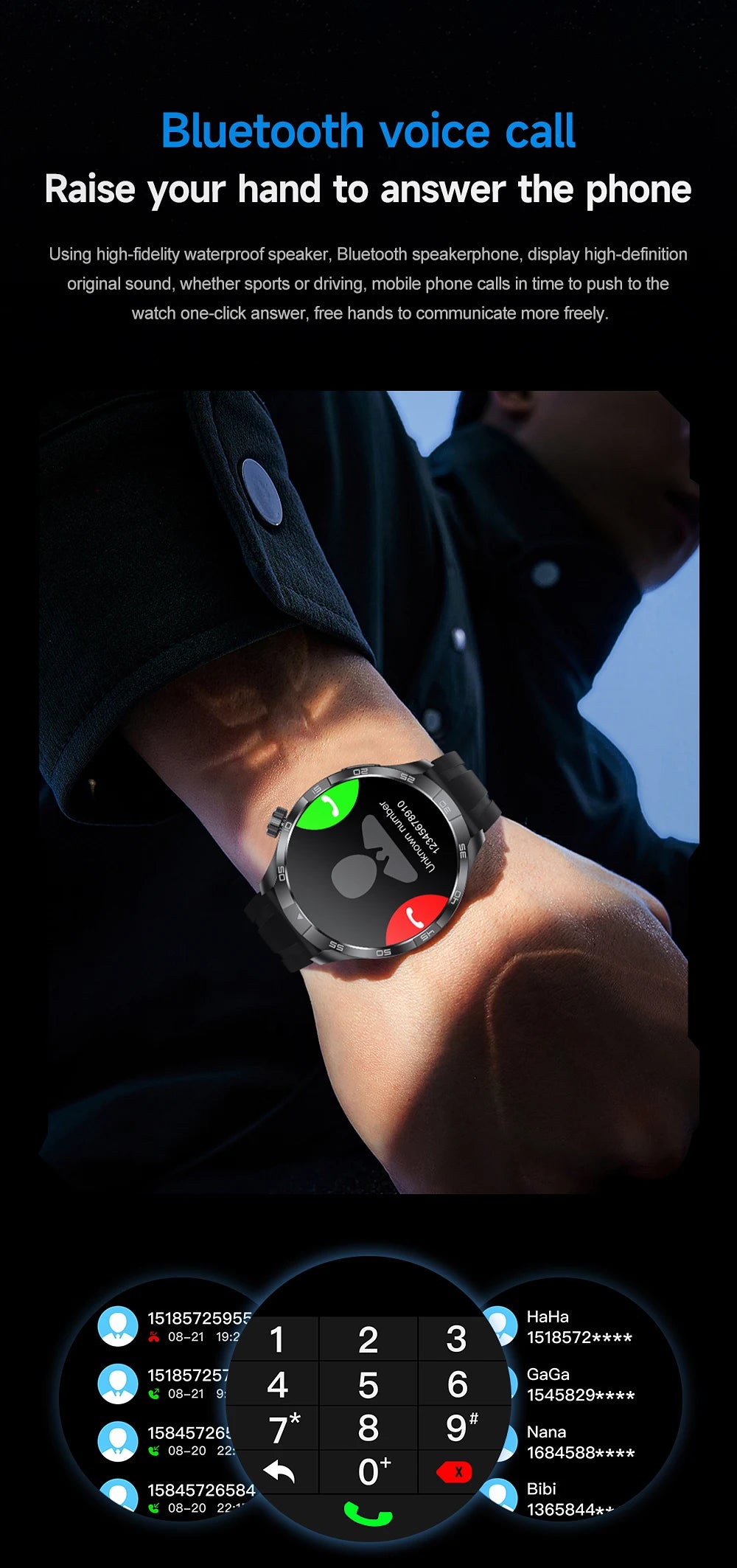 2025 New GT5 Pro GPS Sports Compass SmartWatch Men 1.85" AMOLED HD Screen NFC IP68 Waterproof Bluetooth Call Smartbracelet Woman