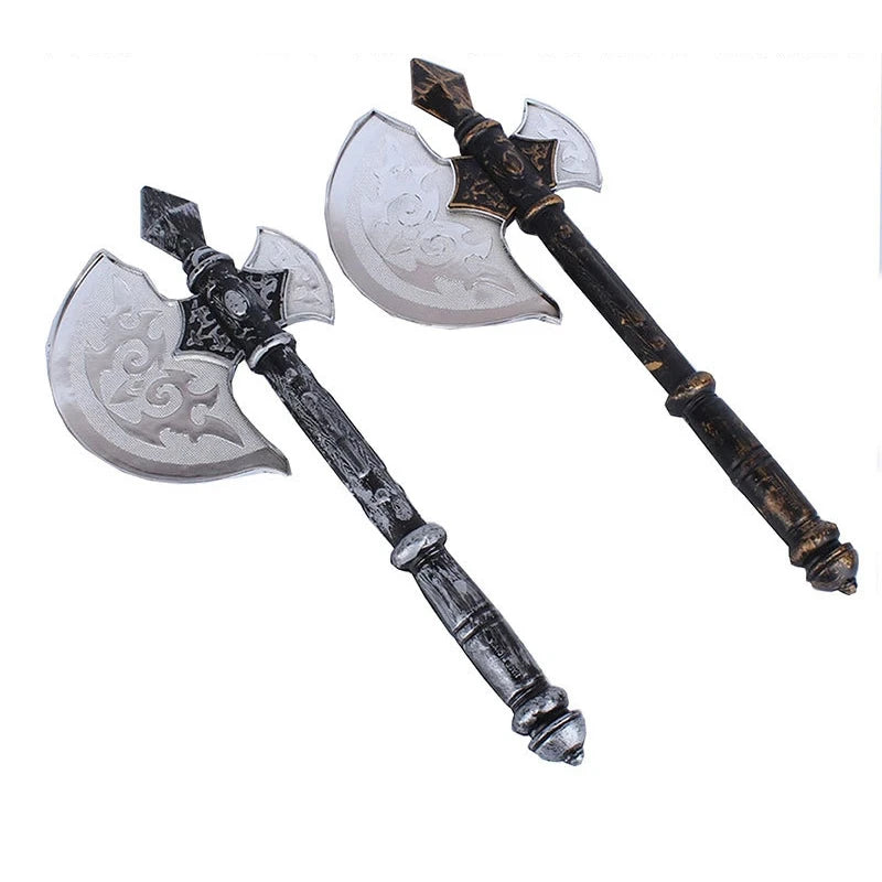 Plastic Axe Halloween Cosplay Decorative Weapons Children Realistic Retro Simulation Fire Fighting Party Props Toys
