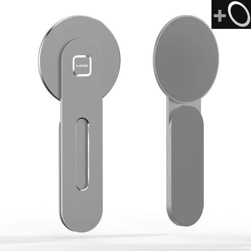 1 PC Magsafe Magnetic Mobile Phone Stand Aluminum Computer Expansion Stand Folds and Reverses Strong Magnetic Phone Accessories