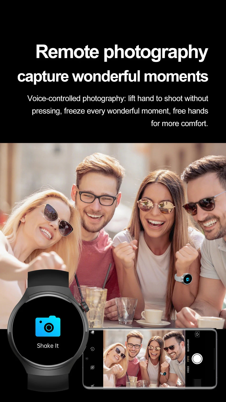 Watch 4 Pro Sports Smart Watch Men 360*360 AMOLED HD Screen Heart Rate Bluetooth Call IP68 Waterproof Music SmartWatch 2025 New