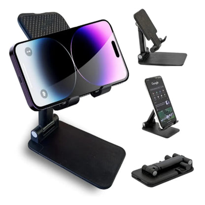 Kit De 2 Suportes Para Celular E Tablet Mesa Dobrável Universal