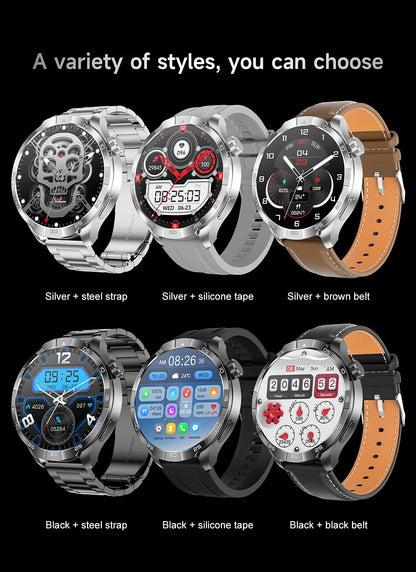 2025 New GT5 Pro GPS Sports Compass SmartWatch Men 1.85" AMOLED HD Screen NFC IP68 Waterproof Bluetooth Call Smartbracelet Woman