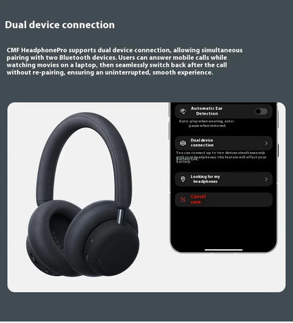 CMF By NOTHING Headphone Pro HIFI Wireless Headsets Bluetooth 40dB Noise Reduction Long Battery Life Gaming Music Headphone Gift