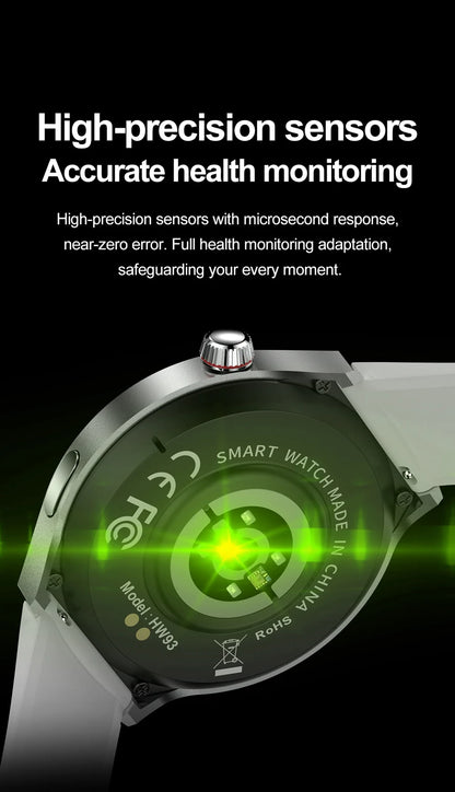 Watch 4 Pro Sports Smart Watch Men 360*360 AMOLED HD Screen Heart Rate Bluetooth Call IP68 Waterproof Music SmartWatch 2025 New