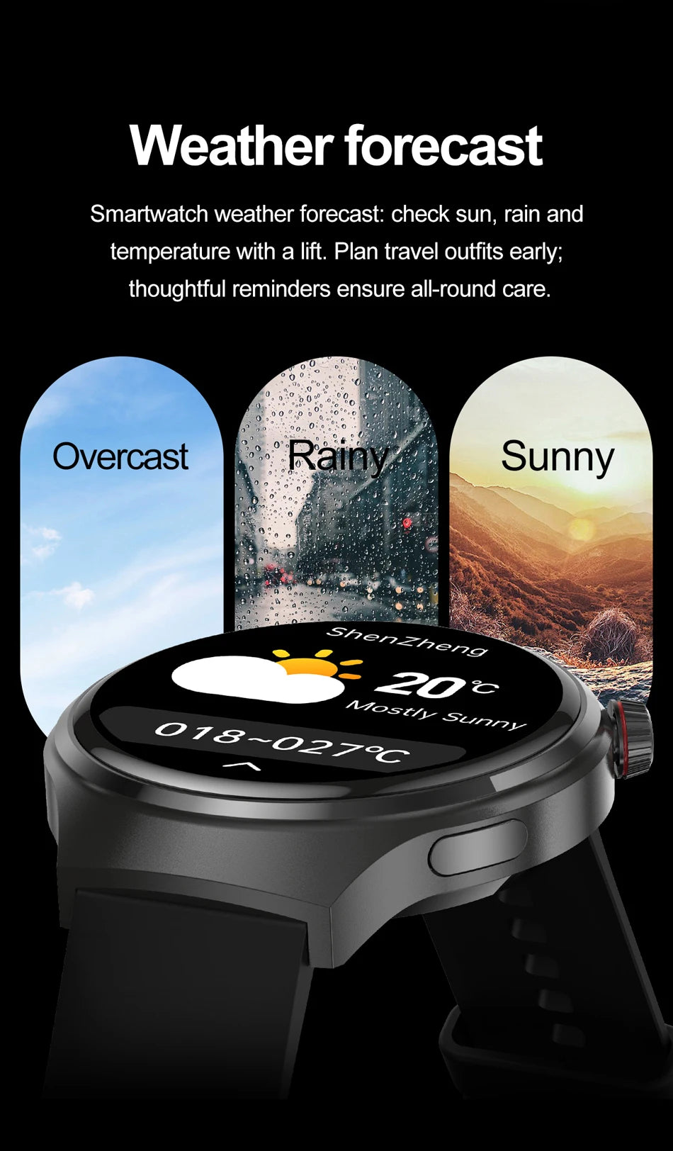 Watch 4 Pro Sports Smart Watch Men 360*360 AMOLED HD Screen Heart Rate Bluetooth Call IP68 Waterproof Music SmartWatch 2025 New