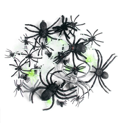 Realistic Plastic Bugs Trick Joke Decoration Scary Insects Fake Cockroaches Spider Halloween Prank Toy Bug April Fools Day Decor