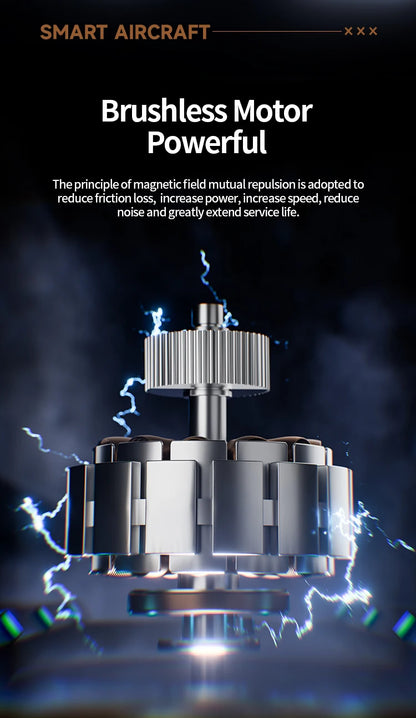 2024 New M5 Drone 8K Professional Triple Camera Brushless Motor Optical Flow Positioning Foldable Quadcopter RC Dron Toys Gifts