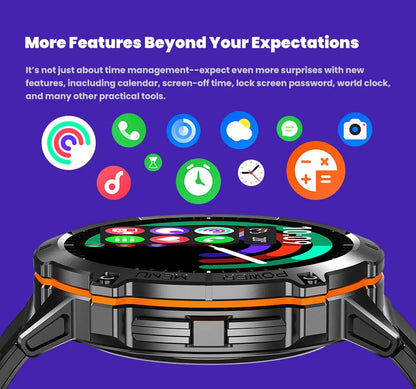 T-Rex 3 Military Grade 1000mAh Battery Smart Watch 10ATM Waterproof GPS Compass Altimeter Call AMOLED Men Swim Sports Smartwatch