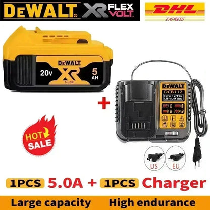 DeWALT Original Battery 20V/60V 6Ah 9Ah MAX FlexVolt for DCB606 DCB205 DCB206 DCB209 DCB182 Power Tool with Charger