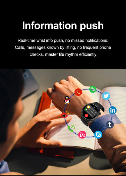 Watch 4 Pro Sports Smart Watch Men 360*360 AMOLED HD Screen Heart Rate Bluetooth Call IP68 Waterproof Music SmartWatch 2025 New