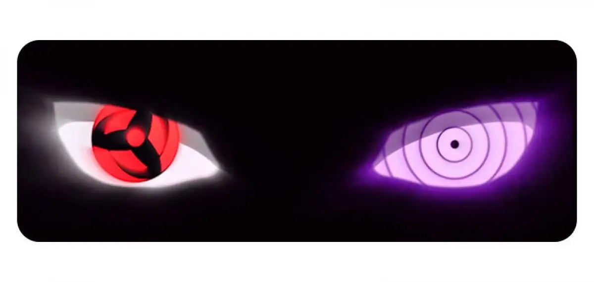 Akatsuki Tobi Uchiha Mask with LED Red Sharingan Eyes Glowing Full Face Cosplay Prop for Halloween Anime Convention Party