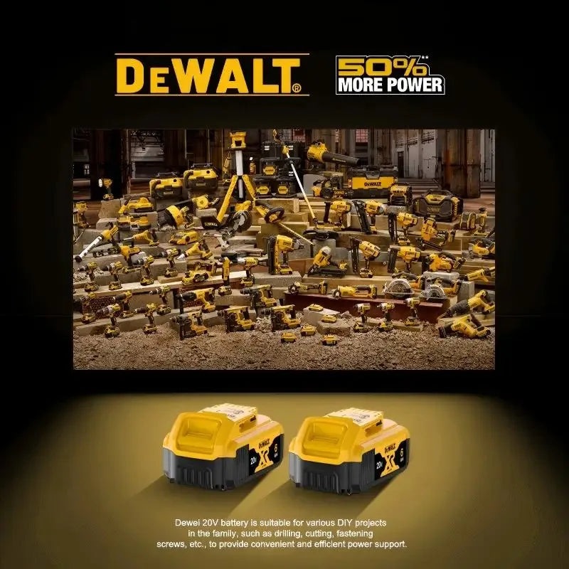 DeWALT Original Battery 20V/60V 6Ah 9Ah MAX FlexVolt for DCB606 DCB205 DCB206 DCB209 DCB182 Power Tool with Charger