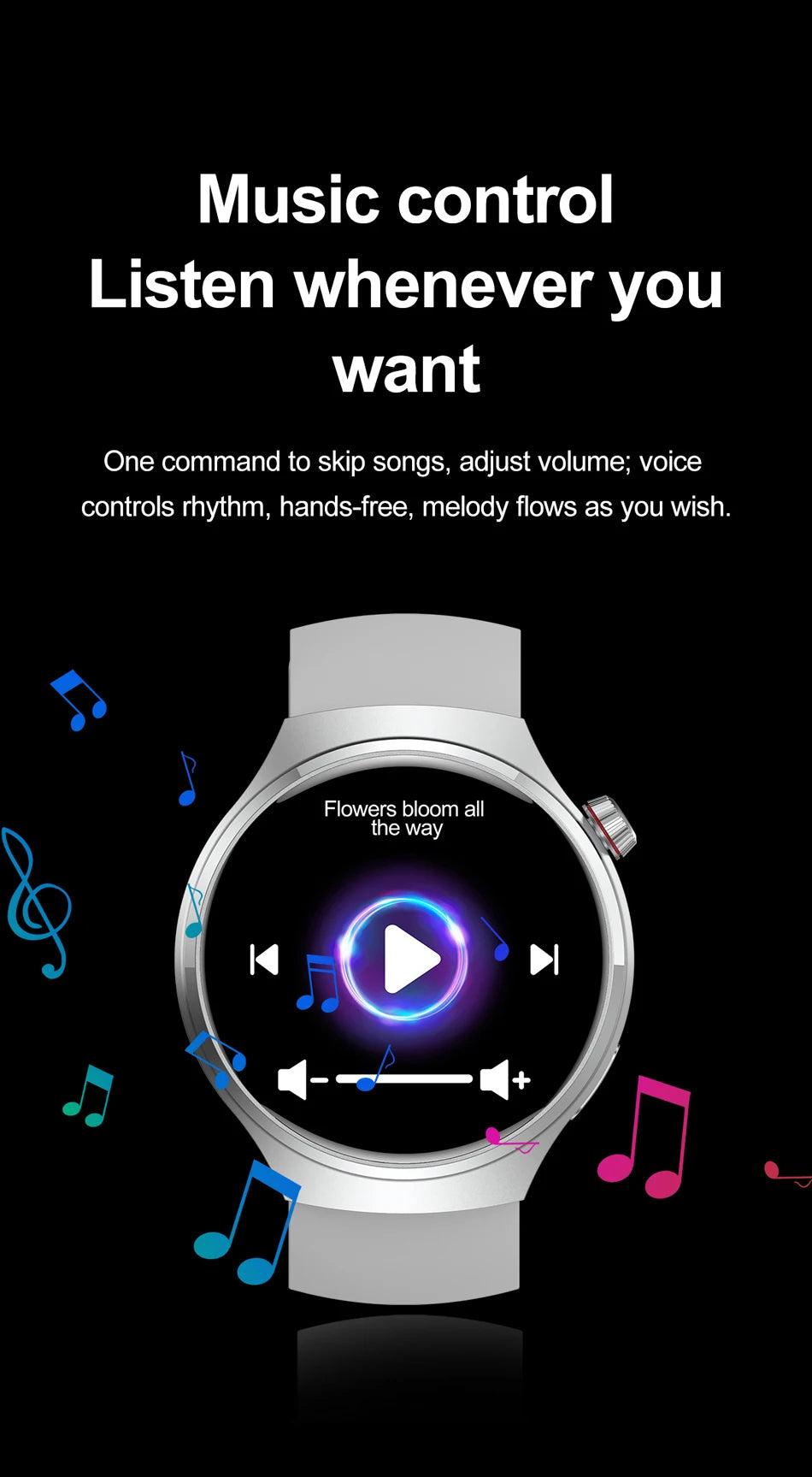 Watch 4 Pro Sports Smart Watch Men 360*360 AMOLED HD Screen Heart Rate Bluetooth Call IP68 Waterproof Music SmartWatch 2025 New