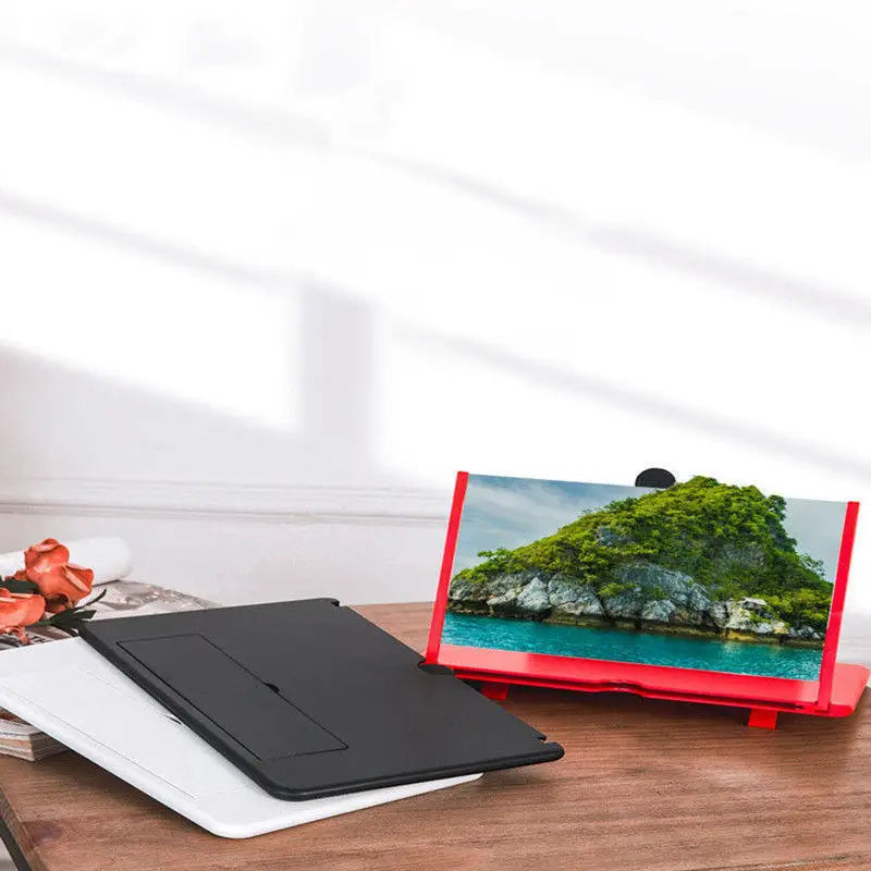 12 Inch Multi Functional HD Mobile Phone Screen Video Magnifier Screen Amplifier For Phone Holder Enlarged Screen Phone Stand