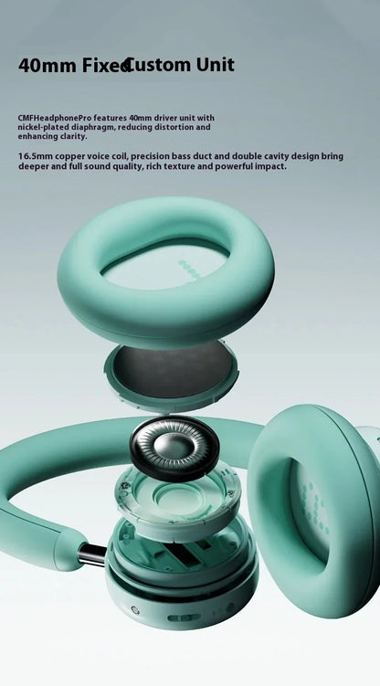 CMF By NOTHING Headphone Pro HIFI Wireless Headsets Bluetooth 40dB Noise Reduction Long Battery Life Gaming Music Headphone Gift