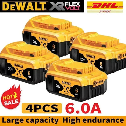 DeWALT Original Battery 20V/60V 6Ah 9Ah MAX FlexVolt for DCB606 DCB205 DCB206 DCB209 DCB182 Power Tool with Charger