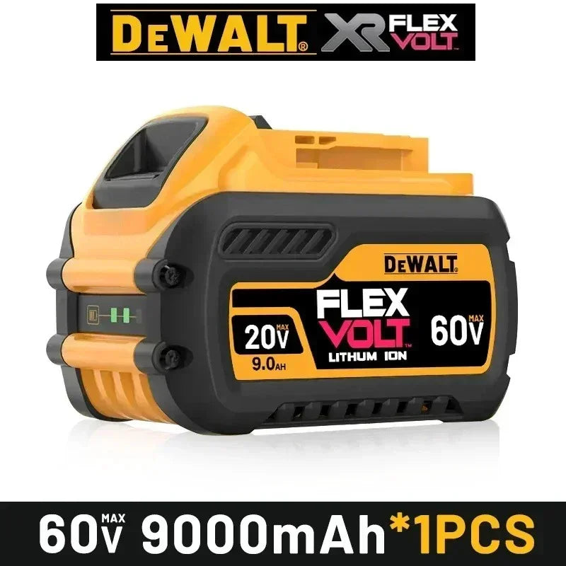 DeWALT Original Battery 20V/60V 6Ah 9Ah MAX FlexVolt for DCB606 DCB205 DCB206 DCB209 DCB182 Power Tool with Charger