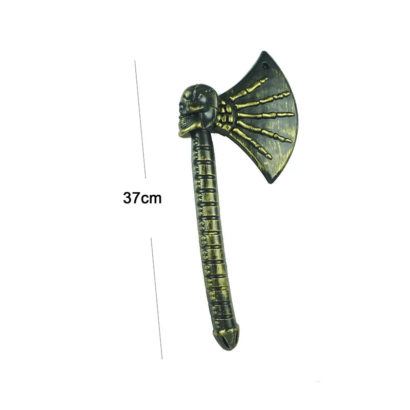 Plastic Axe Halloween Cosplay Decorative Weapons Children Realistic Retro Simulation Fire Fighting Party Props Toys