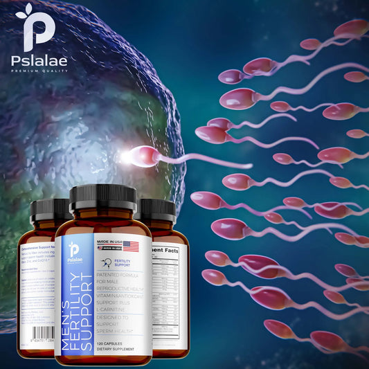 Men's Fertility Support, Ginseng, Multivitamins, Multiminerals, L-Carnitine, Maca, Niacin, Chromium - 120 Capsules