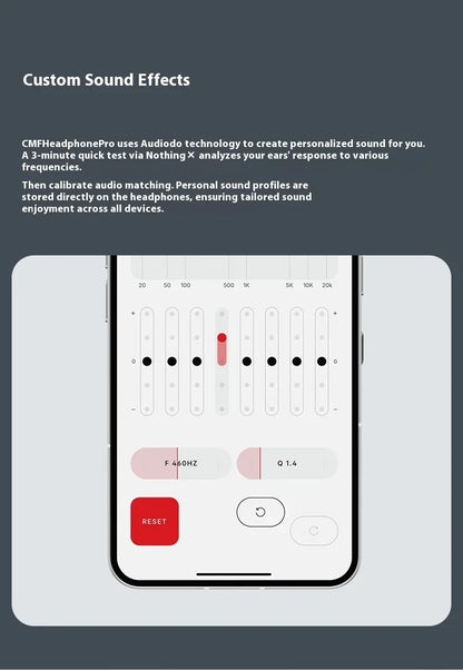 CMF By NOTHING Headphone Pro HIFI Wireless Headsets Bluetooth 40dB Noise Reduction Long Battery Life Gaming Music Headphone Gift