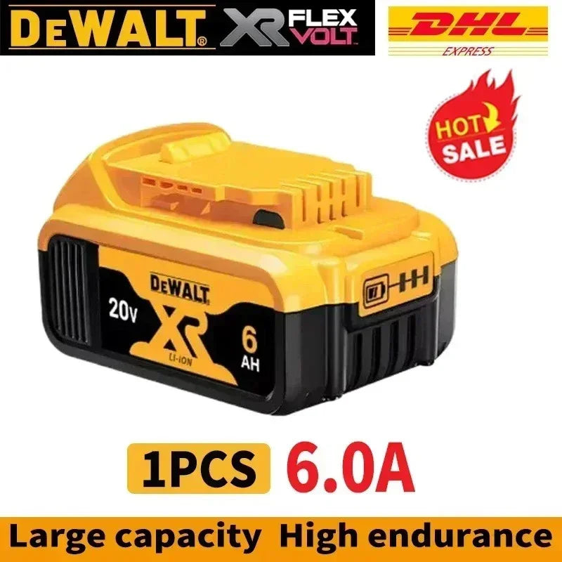 DeWALT Original Battery 20V/60V 6Ah 9Ah MAX FlexVolt for DCB606 DCB205 DCB206 DCB209 DCB182 Power Tool with Charger