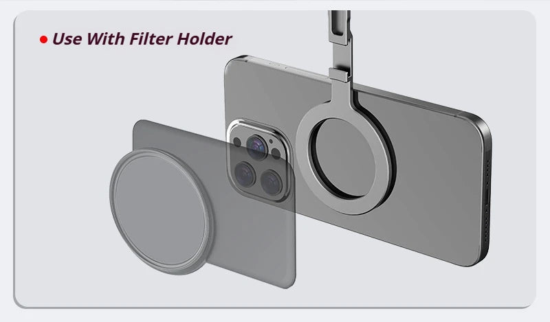 Aluminum For Magsafe Tripod Magnetic Phone Holder Universal Magnetic Phone Tripod Mount Foldable Camera Phone Tripod Stand