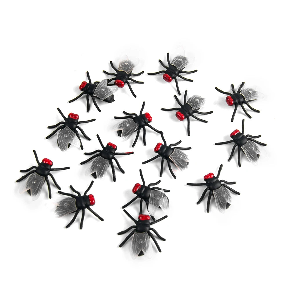 Realistic Plastic Bugs Trick Joke Decoration Scary Insects Fake Cockroaches Spider Halloween Prank Toy Bug April Fools Day Decor